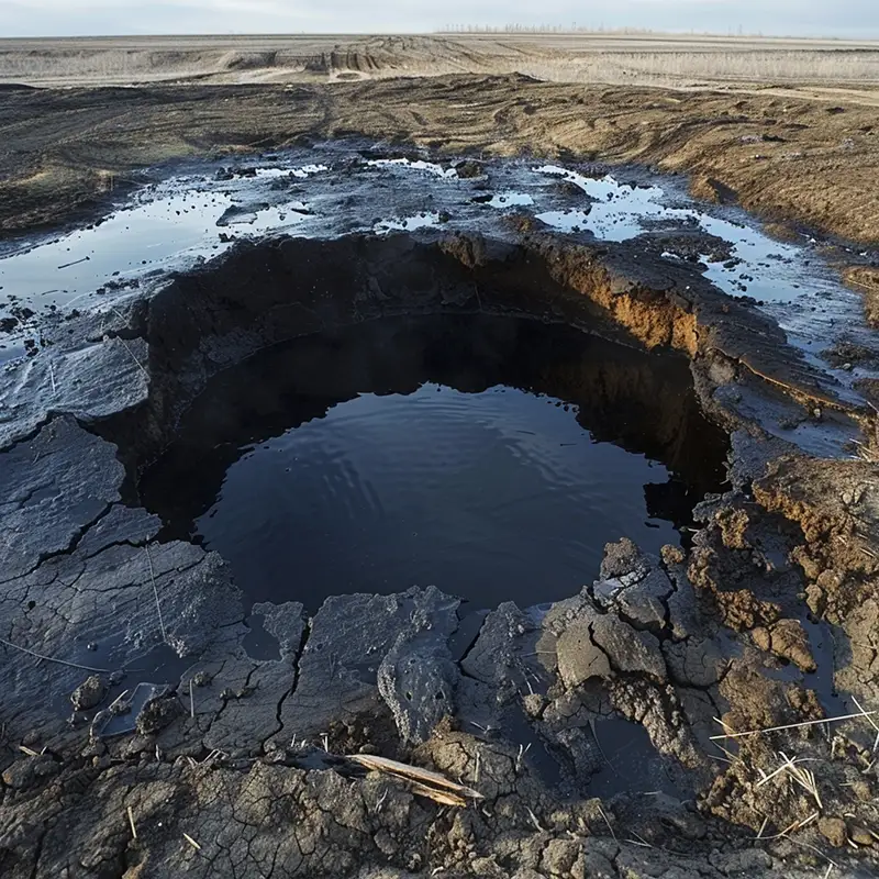 North Dakota farmer accidently finds oil on his land