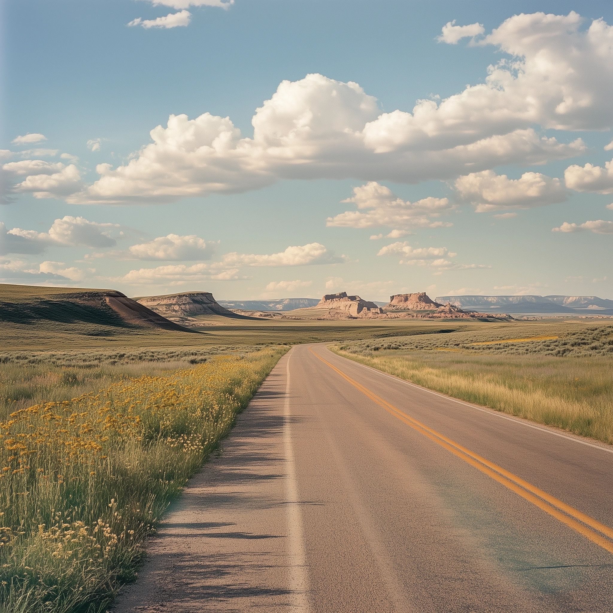 Image of open road