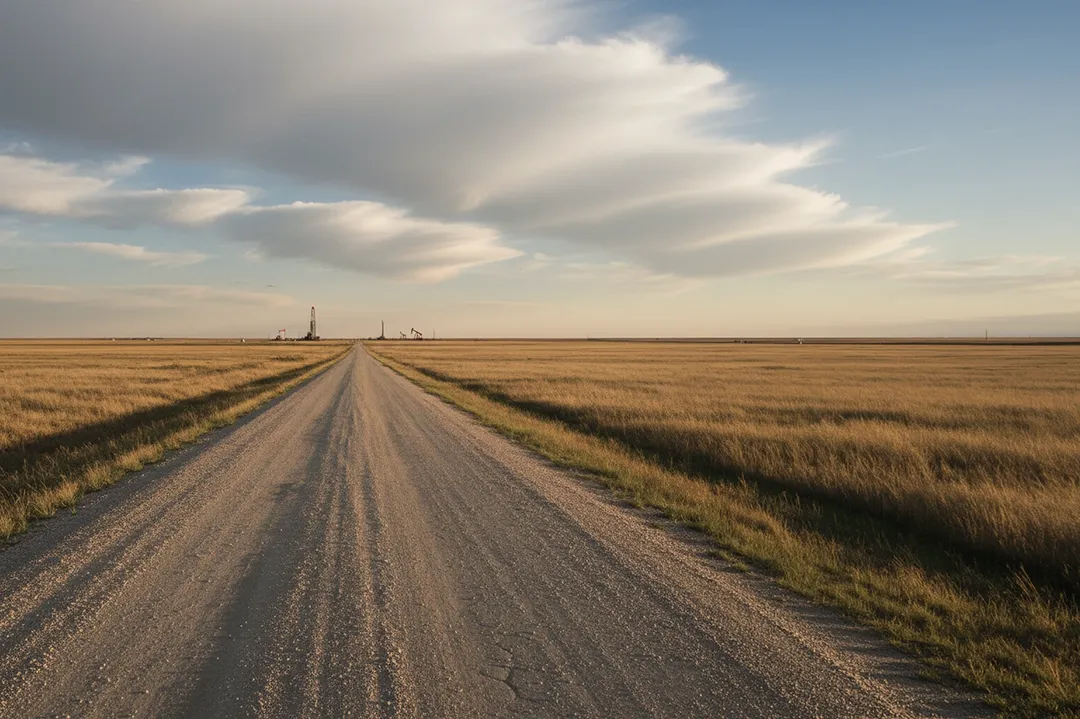 Oil-and-Gas-Royalty-Investment-highway-with-two-lanes