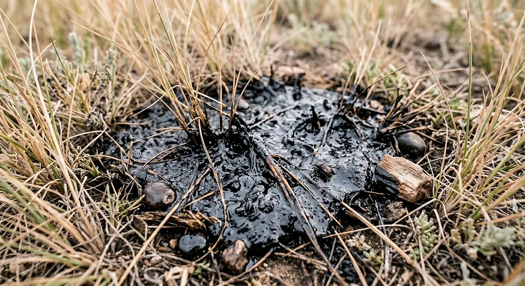 signs-of-oil-on-your-land-Oil-Seeps-on-Surface