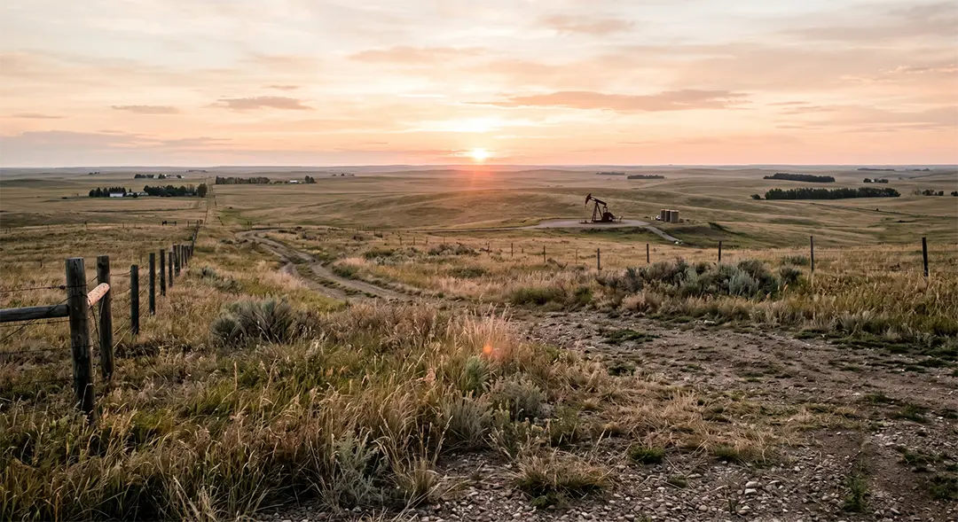 signs-of-oil-on-your-land-lanscape-in-nd-at-sunrise